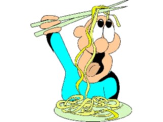 Sticker Custom Preview Image #060709 Food Drink Cartoons Chopstick User1