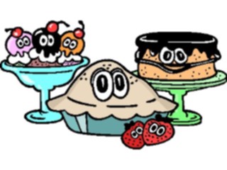 Sticker Custom Preview Image #060775 Food Drink Cartoons Desserts
