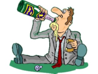 Sticker Custom Preview Image #060787 Food Drink Cartoons Drinking Champagne