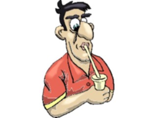 Sticker Custom Preview Image #060797 Food Drink Cartoons Drinking Soda2
