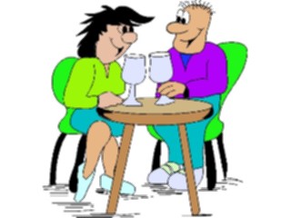 Sticker Custom Preview Image #060802 Food Drink Cartoons Drinking Wine1