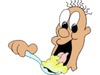 Sticker Custom Preview Image #060825 Food Drink Cartoons Eatinga Spoonful