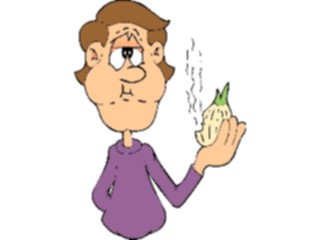 Sticker Custom Preview Image #060829 Food Drink Cartoons Eatingan Onion