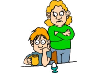 Sticker Custom Preview Image #060882 Food Drink Cartoons Finish Eating