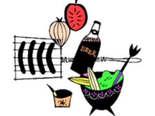 Sticker Custom Preview Image #060891 Food Drink Cartoons Food Collage1