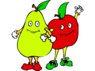Sticker Custom Preview Image #060906 Food Drink Cartoons Fruit Friends