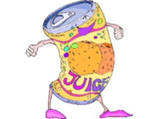 Sticker Custom Preview Image #060966 Food Drink Cartoons Juice
