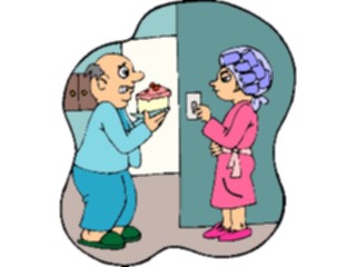 Sticker Custom Preview Image #060973 Food Drink Cartoons Late Night Snack2