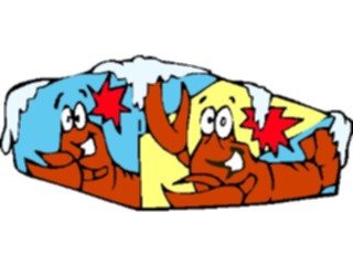 Sticker Custom Preview Image #060983 Food Drink Cartoons Lobster Frozen