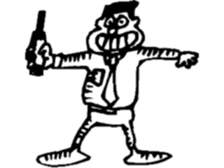 Sticker Custom Preview Image #061024 Food Drink Cartoons Manwith Beer11