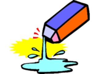 Sticker Custom Preview Image #061048 Food Drink Cartoons Milk Spilled