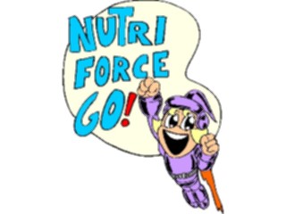 Sticker Custom Preview Image #061066 Food Drink Cartoons Nutri Force Go
