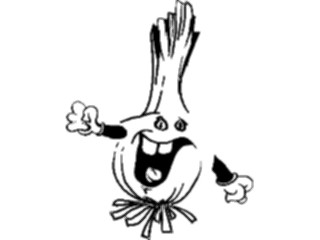 Sticker Custom Preview Image #061067 Food Drink Cartoons Onion1