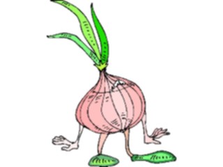 Sticker Custom Preview Image #061068 Food Drink Cartoons Onion2