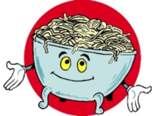 Sticker Custom Preview Image #061081 Food Drink Cartoons Pasta