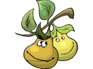 Sticker Custom Preview Image #061089 Food Drink Cartoons Pears