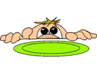Sticker Custom Preview Image #061092 Food Drink Cartoons Peeking