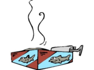 Sticker Custom Preview Image #061123 Food Drink Cartoons Sardines1