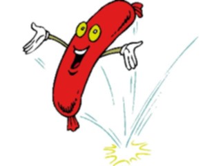 Sticker Custom Preview Image #061126 Food Drink Cartoons Sausage Link