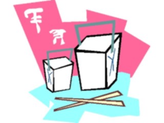 Sticker Custom Preview Image #061183 Food Drink Cartoons Take Out2