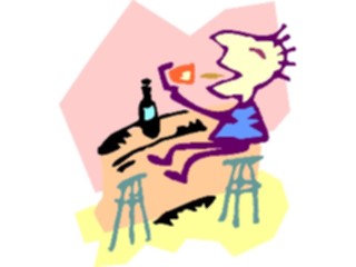 Sticker Custom Preview Image #061191 Food Drink Cartoons Tequila Shooter