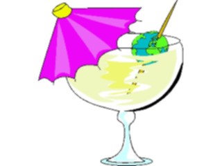Sticker Custom Preview Image #061205 Food Drink Cartoons Tropical Drink