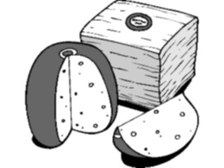 Sticker Custom Preview Image #061296 Food Drink Dairy Cheese Assorted3