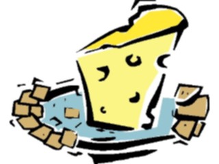 Sticker Custom Preview Image #061304 Food Drink Dairy Cheese Crackers4