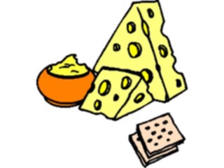 Sticker Custom Preview Image #061306 Food Drink Dairy Cheese Crackers6