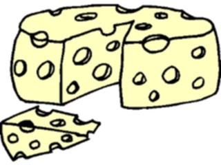 Sticker Custom Preview Image #061324 Food Drink Dairy Cheese Swiss2