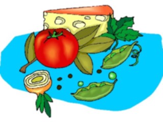 Sticker Custom Preview Image #061327 Food Drink Dairy Cheese Vegetables1