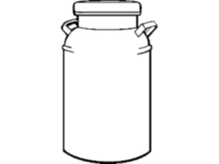 Sticker Custom Preview Image #061396 Food Drink Dairy Milk Can Frame1