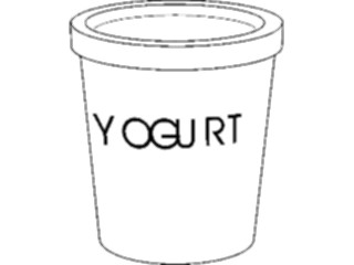 Sticker Custom Preview Image #061417 Food Drink Dairy Yogurt1