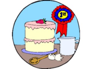 Sticker Custom Preview Image #061469 Food Drink Desserts Cake1st Place