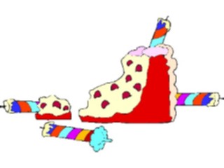 Sticker Custom Preview Image #061481 Food Drink Desserts Cake Eaten