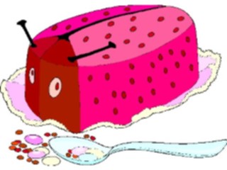 Sticker Custom Preview Image #061483 Food Drink Desserts Cake Ladybug