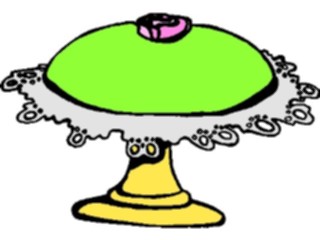 Sticker Custom Preview Image #061485 Food Drink Desserts Cake Platter