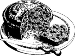 Sticker Custom Preview Image #061486 Food Drink Desserts Cake Raisin