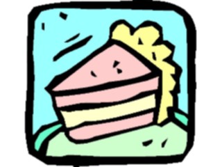 Sticker Custom Preview Image #061493 Food Drink Desserts Cake Slice07