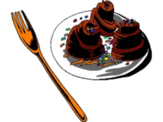Sticker Custom Preview Image #061543 Food Drink Desserts Dessert06