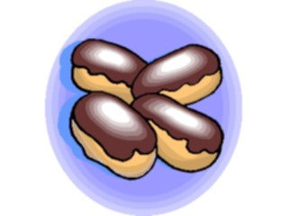 Sticker Custom Preview Image #061553 Food Drink Desserts Eclairs