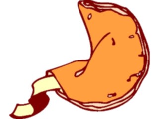 Sticker Custom Preview Image #061556 Food Drink Desserts Fortune Cookie2