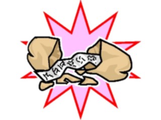 Sticker Custom Preview Image #061557 Food Drink Desserts Fortune Cookie3