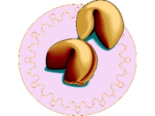 Sticker Custom Preview Image #061558 Food Drink Desserts Fortune Cookies