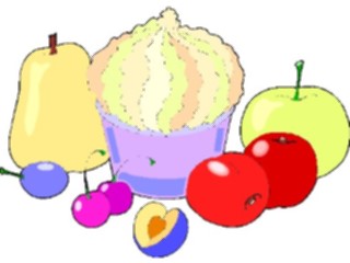 Sticker Custom Preview Image #061561 Food Drink Desserts Fruit Cream2