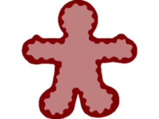 Sticker Custom Preview Image #061584 Food Drink Desserts Ginger Bread Boy06