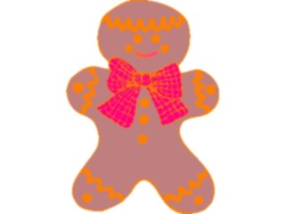 Sticker Custom Preview Image #061588 Food Drink Desserts Ginger Bread Boy10