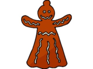 Sticker Custom Preview Image #061593 Food Drink Desserts Ginger Bread Girl4