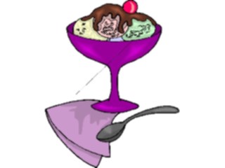 Sticker Custom Preview Image #061609 Food Drink Desserts Ice Cream7