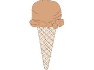 Sticker Custom Preview Image #061614 Food Drink Desserts Ice Cream Cone03